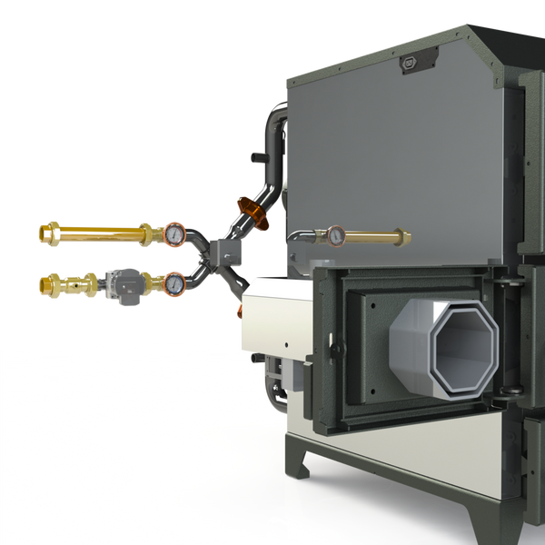 Насосна група FOCUS для комплектів швидкого підключення 1 1/4&Prime; ВР (20-150 кВт) без насосу НГ-51 фото